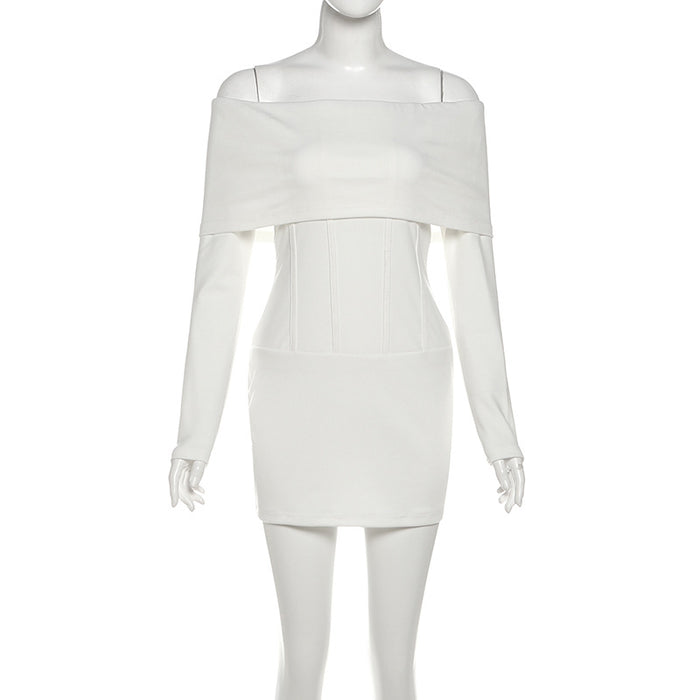 Clandel Dress - White