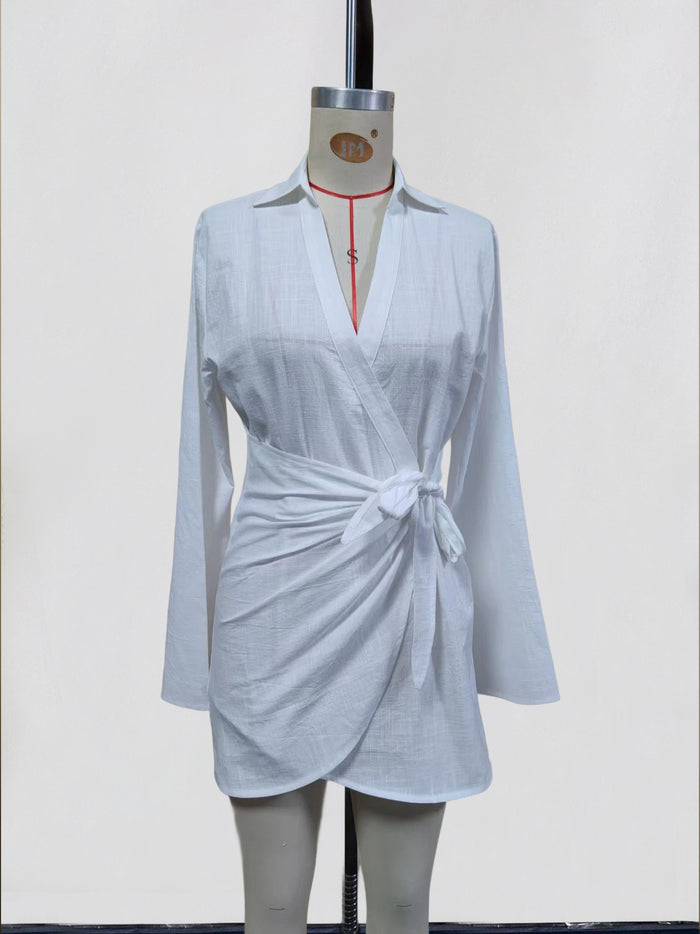 Colette Mini Dress - White