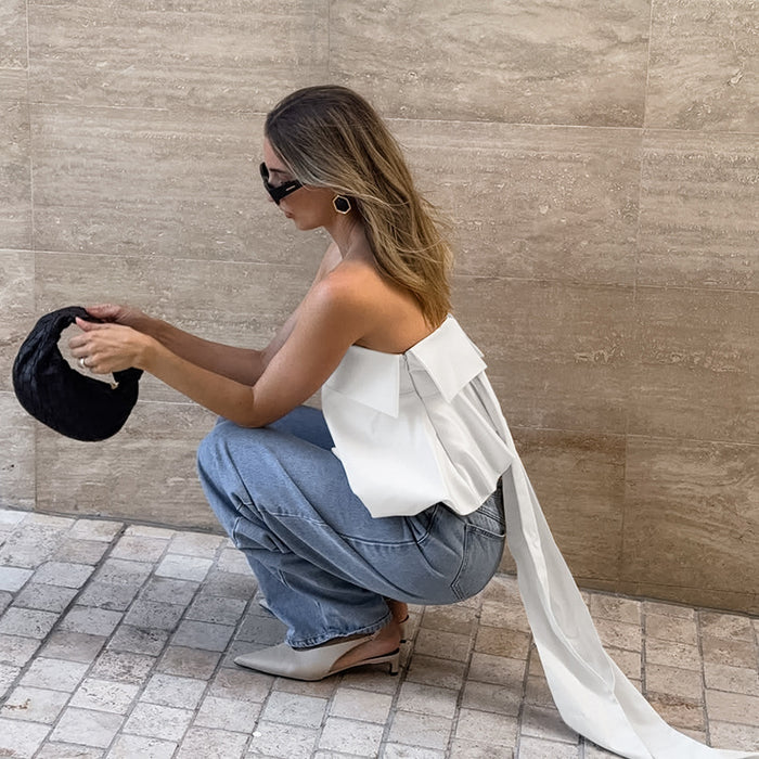 Colon Top - White