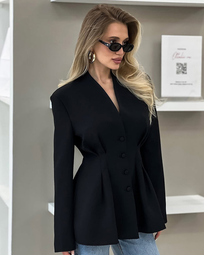 Corelle Jacket Top - Black