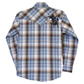 Cowboy Hardware Plaid Long Sleeve Snap Shirt