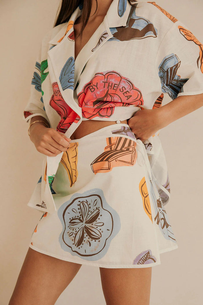 Crown Co ord Set - White