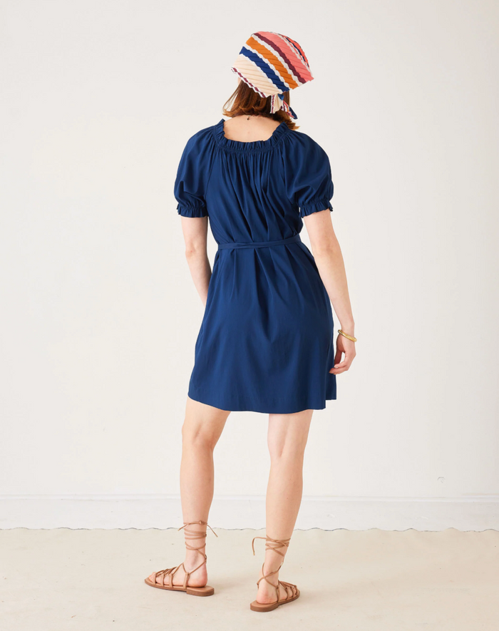 D Veranda Dress - deep navy