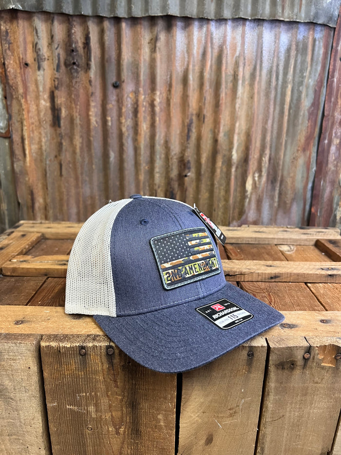 Dally Up 2nd Amendment Camo Panel Patch Cap