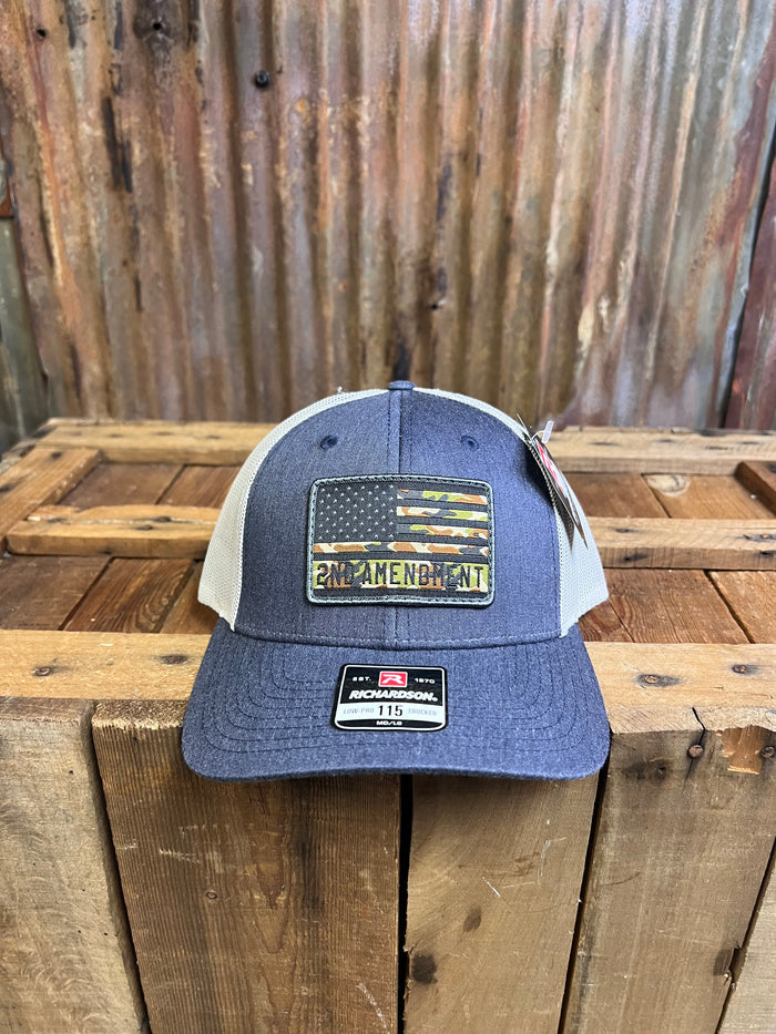 Dally Up 2nd Amendment Camo Panel Patch Cap