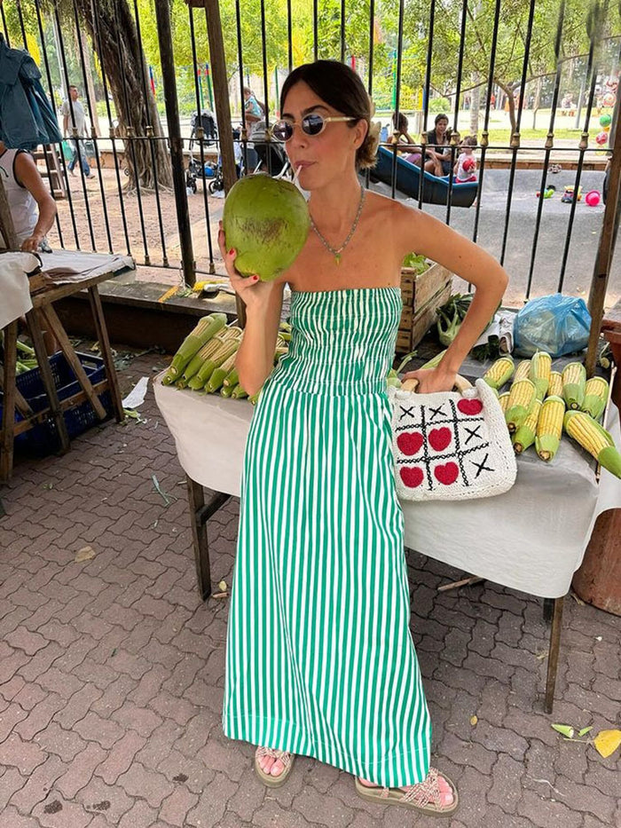 Damaris Midi Dress - Green