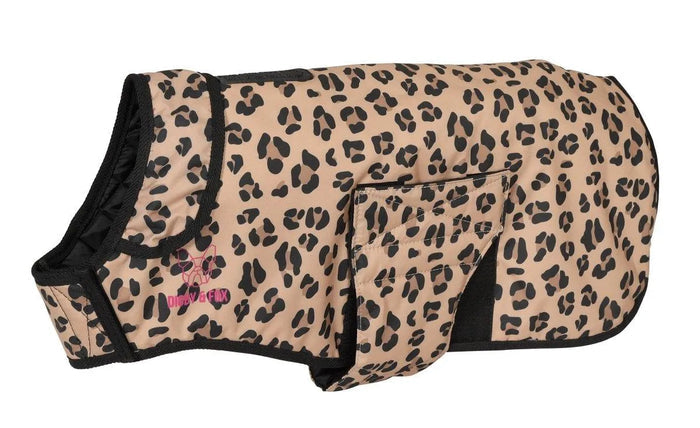 Digby & Fox Leopard Print Dog Coat - Leopard Print - L