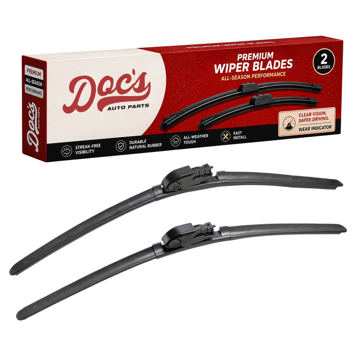 Doc's Auto Parts All-Season Beam Wiper Blades Front 20" + 21"