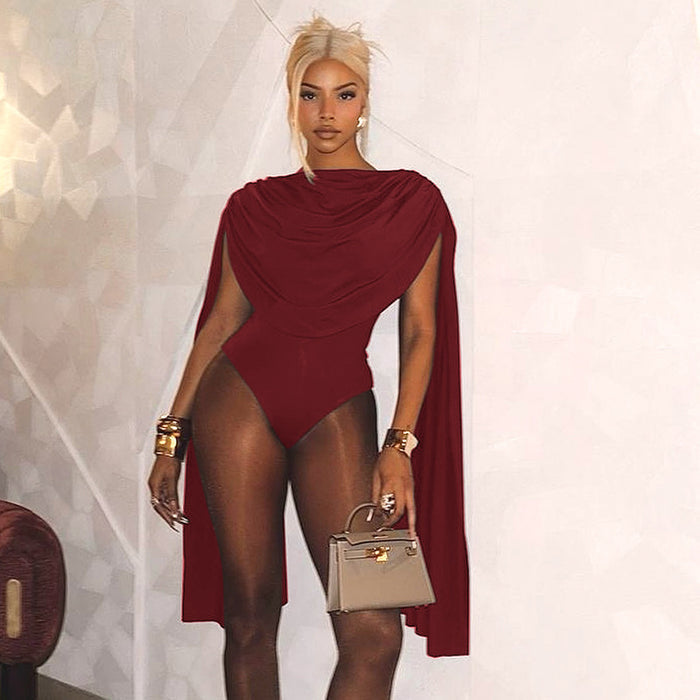 Dwayne Bodysuit -Maroon