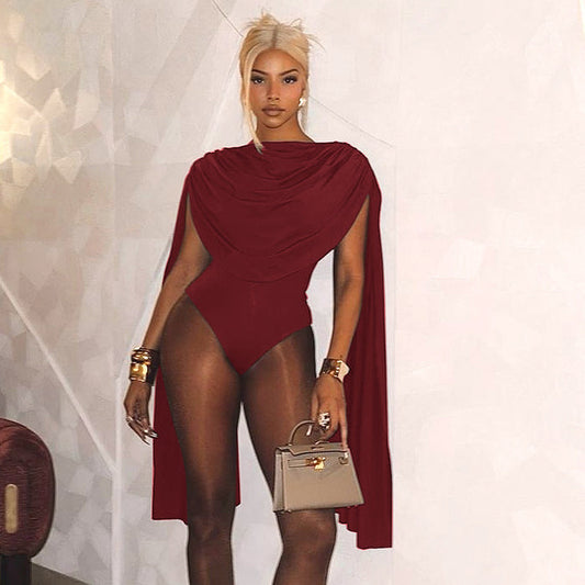 Dwayne Bodysuit -Maroon