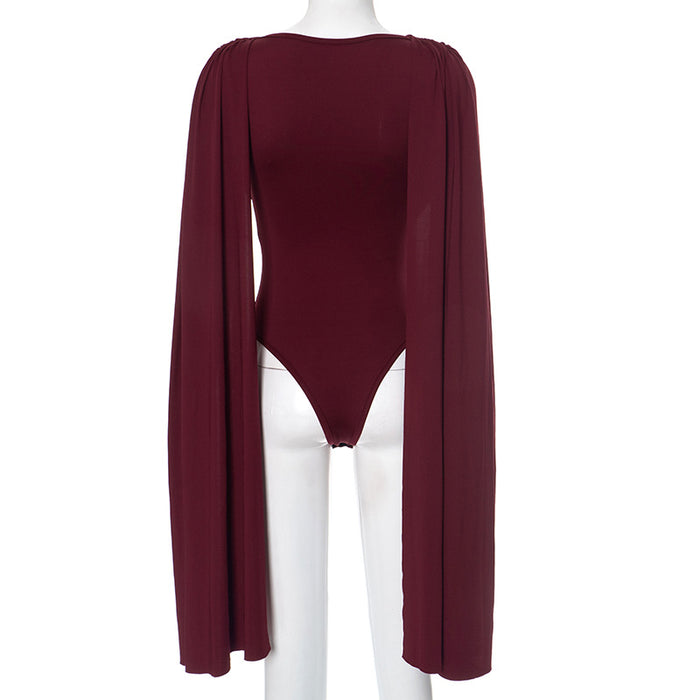 Dwayne Bodysuit -Maroon