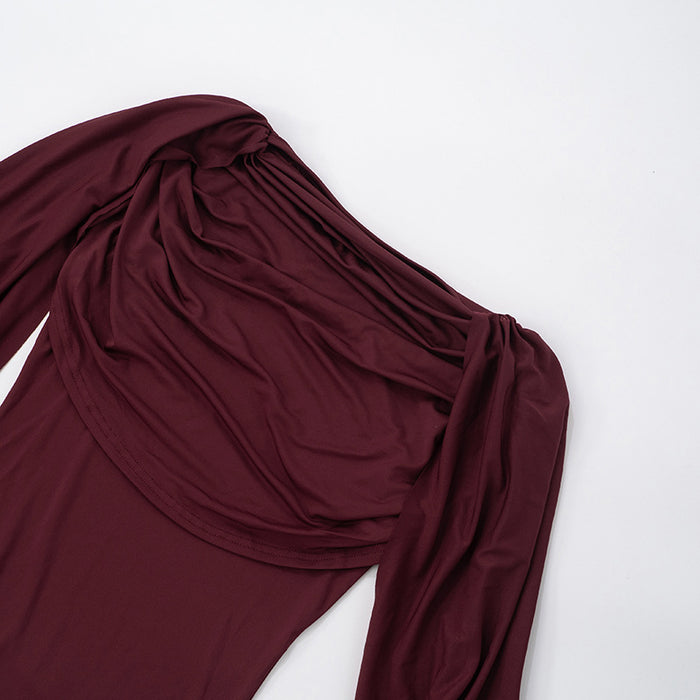 Dwayne Bodysuit -Maroon