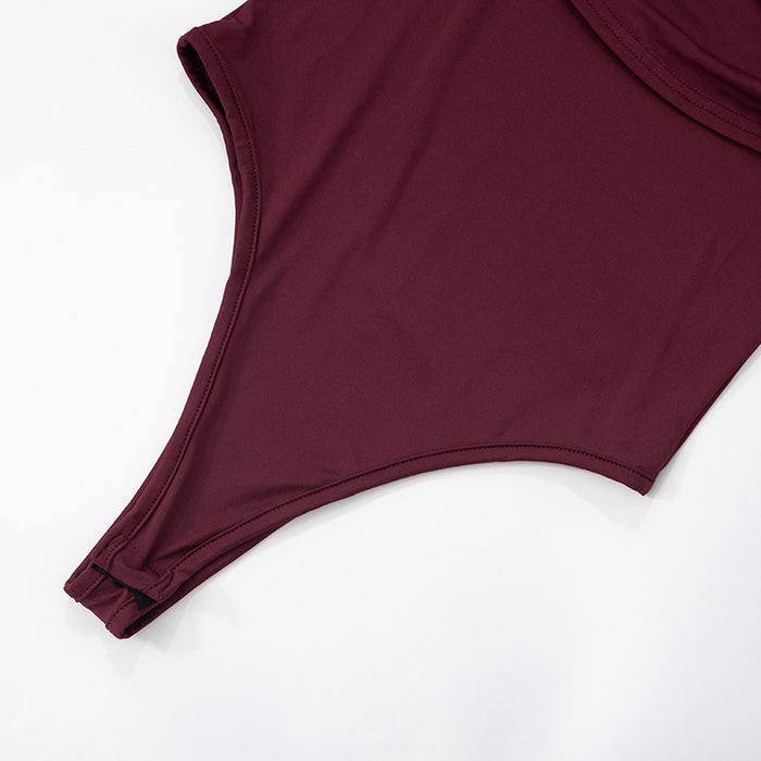 Dwayne Bodysuit -Maroon