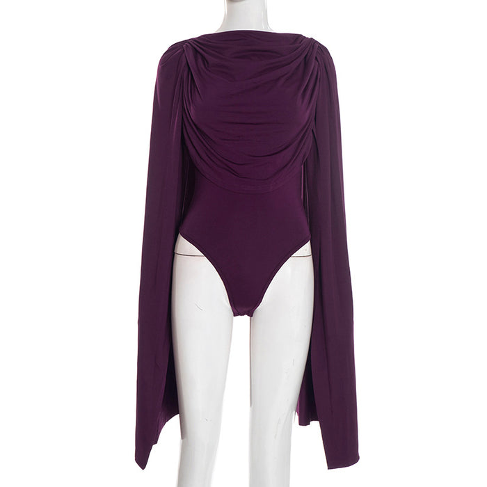 Dwayne Bodysuit -Purple