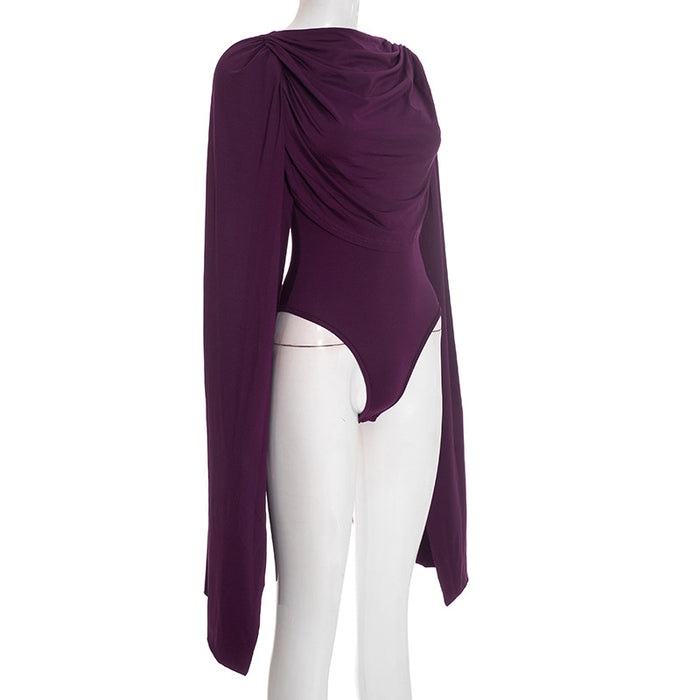 Dwayne Bodysuit -Purple