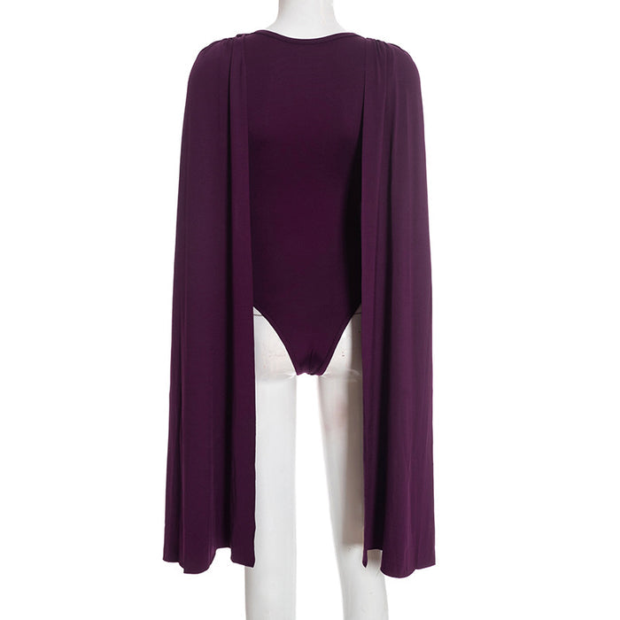 Dwayne Bodysuit -Purple
