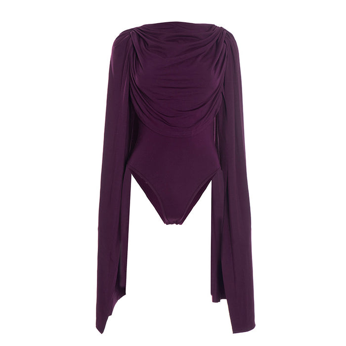 Dwayne Bodysuit -Purple