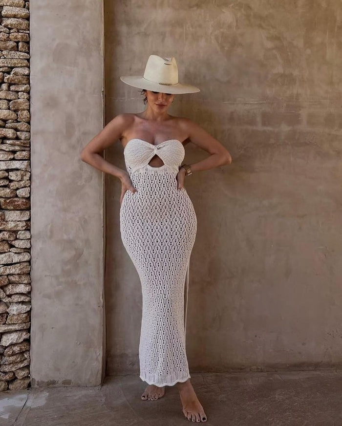 Eden Maxi Dress - Apricot