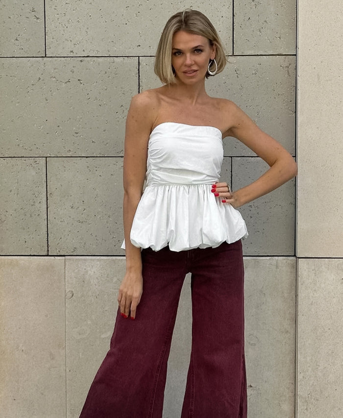 Effron Top - White