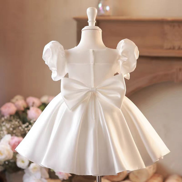 Elegant White Girl Dress Birthday Party Holiday Communion J752