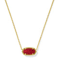 Elisa Gold Short Pendant Necklace