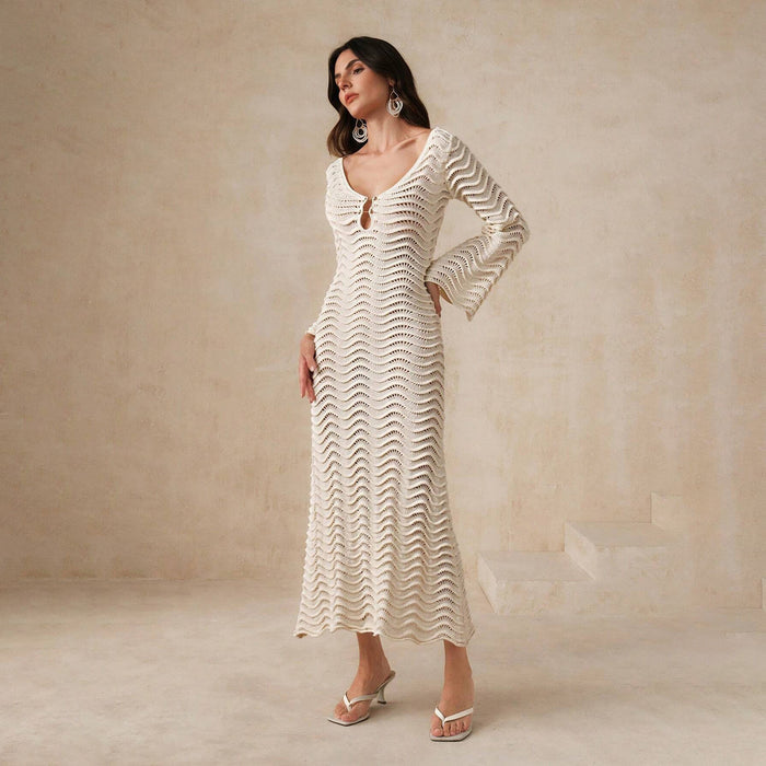 Elix Maxi Dress - Apricot