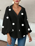 Elow Shirt - Black Polka