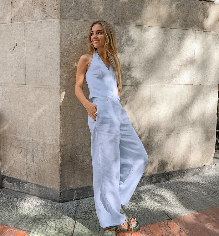 Emery Co-Ord Set - Blue