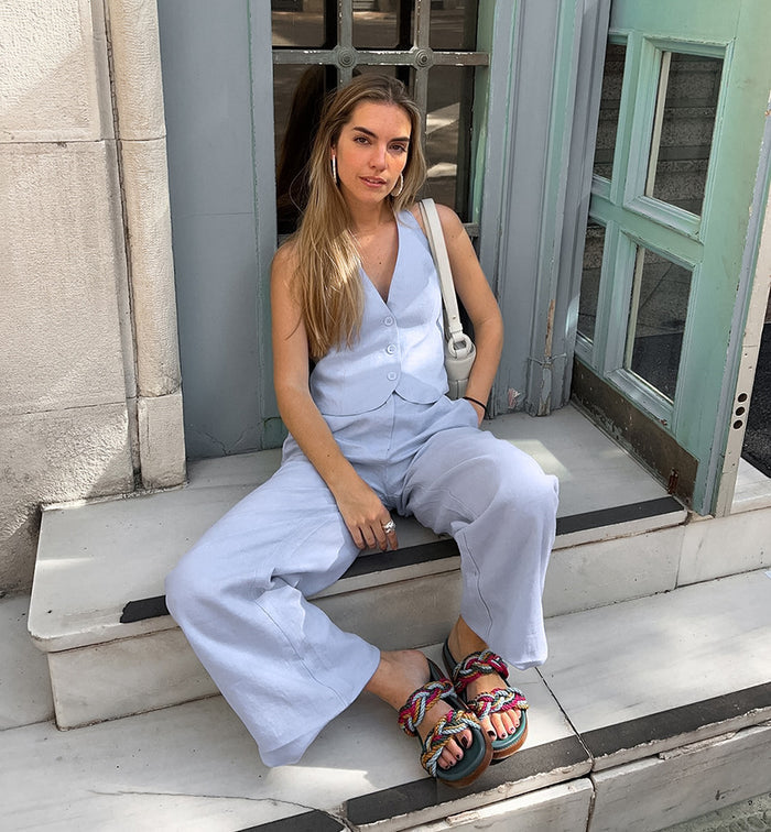 Emery Co-Ord Set - Blue