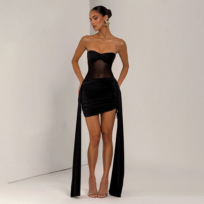 Fiorella Mini Dress - Black