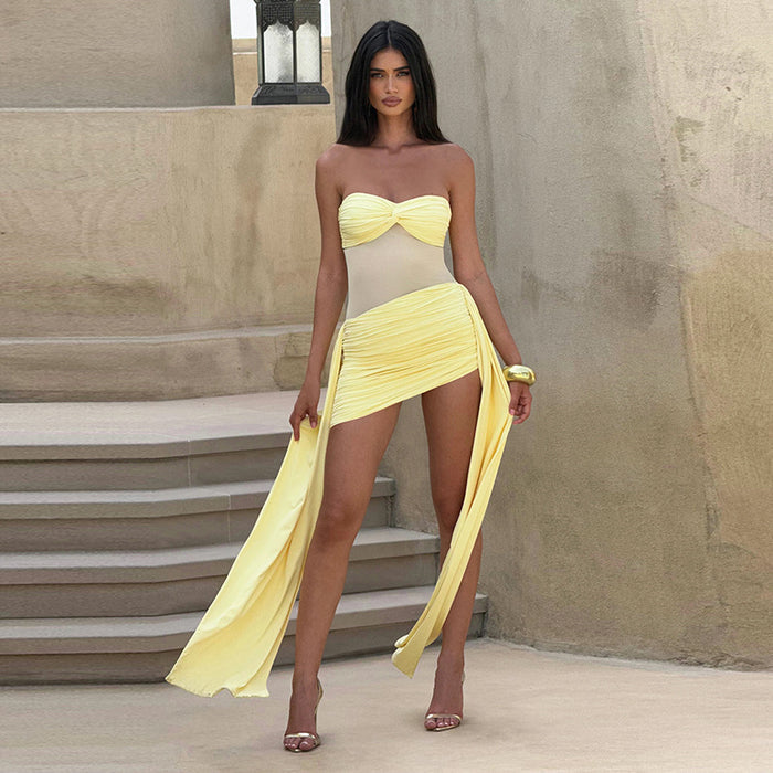 Fiorella Mini Dress - Yellow