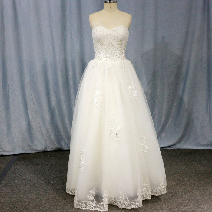 Floor Length Wedding Dresses with casual simply styles - Rosymae