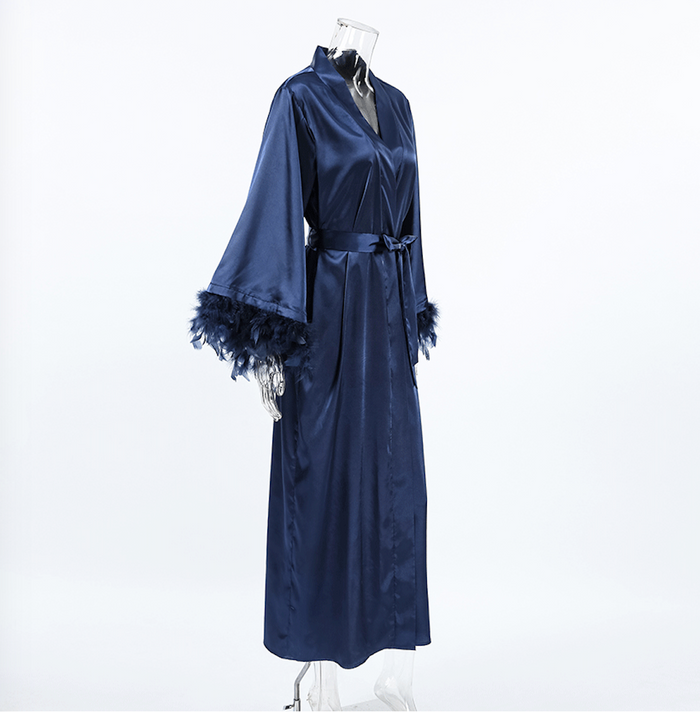 Florence Robe - Navy Blue