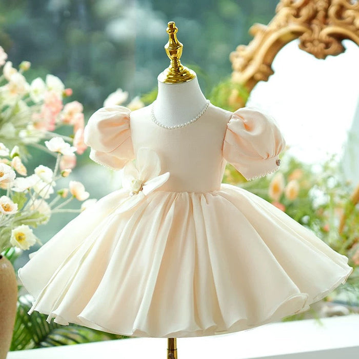 Flower Girl Dress Knee Length Toddler 1st Birthday Party J415