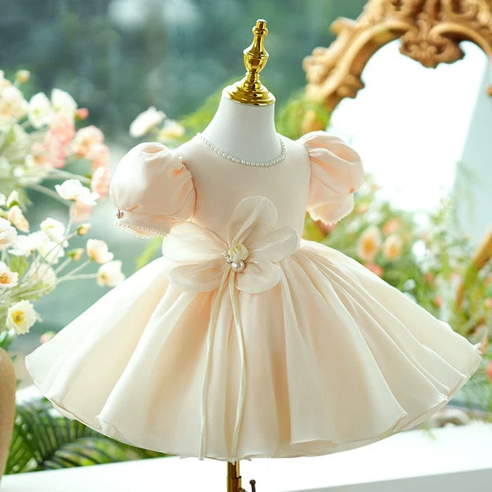 Flower Girl Dress Knee Length Toddler 1st Birthday Party J415