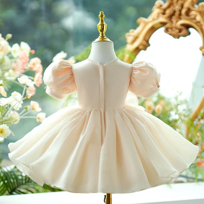 Flower Girl Dress Knee Length Toddler 1st Birthday Party J415