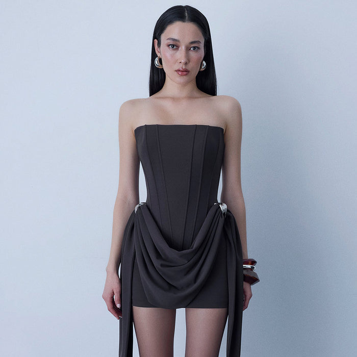 Gans Mini Dress - Black