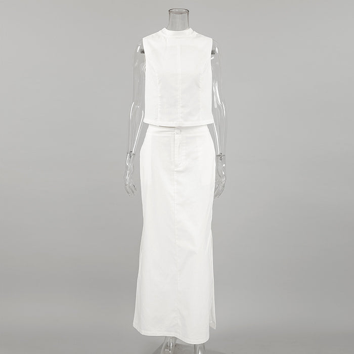 Garner Co-Ord Set - White