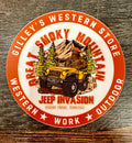 Gilley's Jeep Invasion Stickers