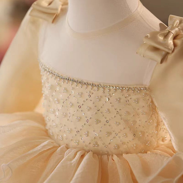 Girl Dress Kids 1st Birthday Party Holiday Princess Gown J758