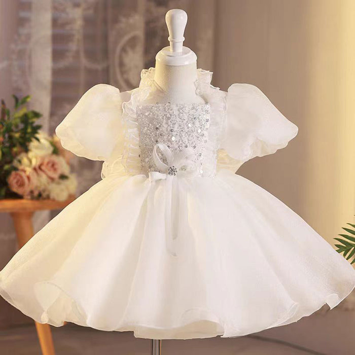 Graceful Flower Princess Girl Dress for Kids Wedding Party Gown J493