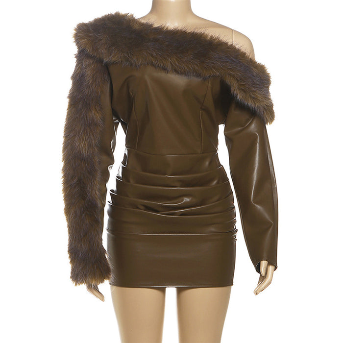 Graciela Dress - Brown