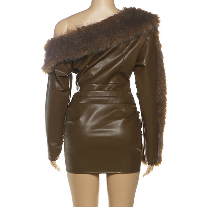 Graciela Dress - Brown