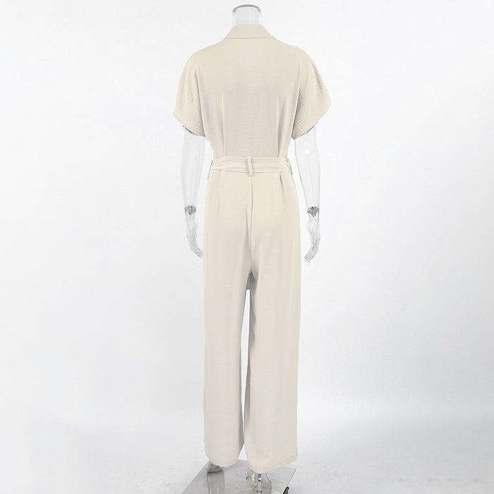 Haley Jumpsuit - Apricot