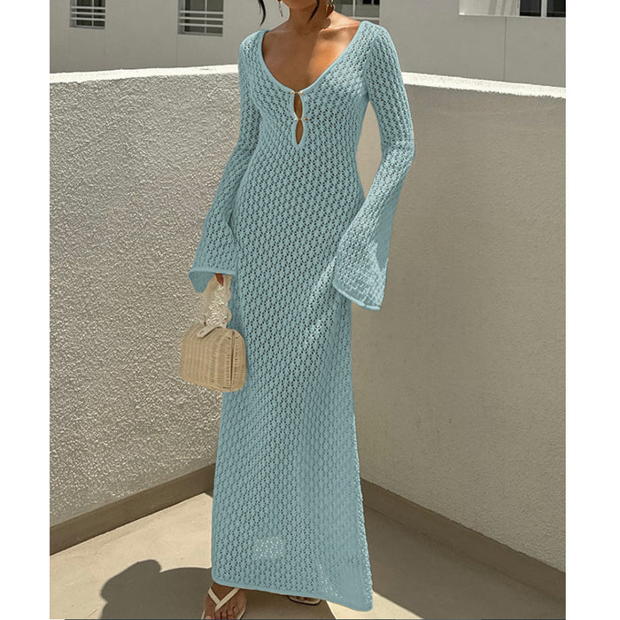 Harlow Maxi Dress - Light Blue