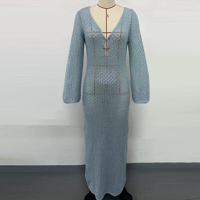 Harlow Maxi Dress - Light Blue