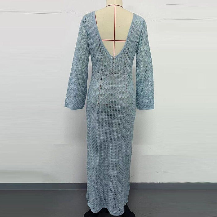 Harlow Maxi Dress - Light Blue
