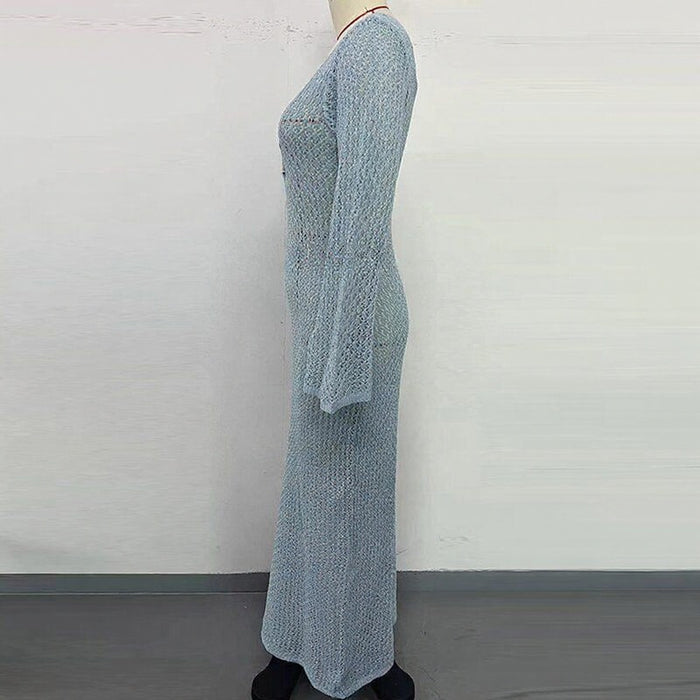 Harlow Maxi Dress - Light Blue