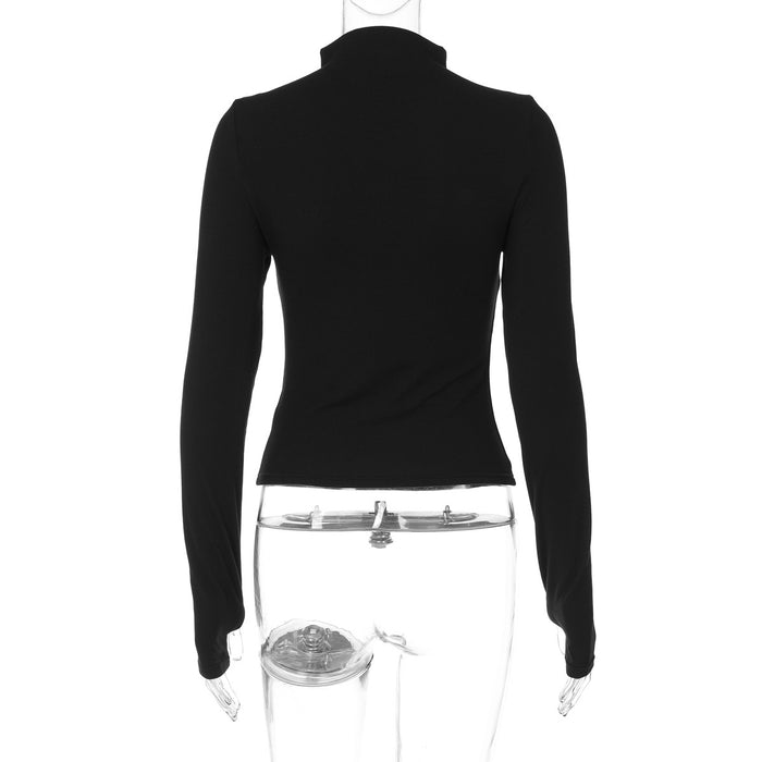 Henley Top - Black