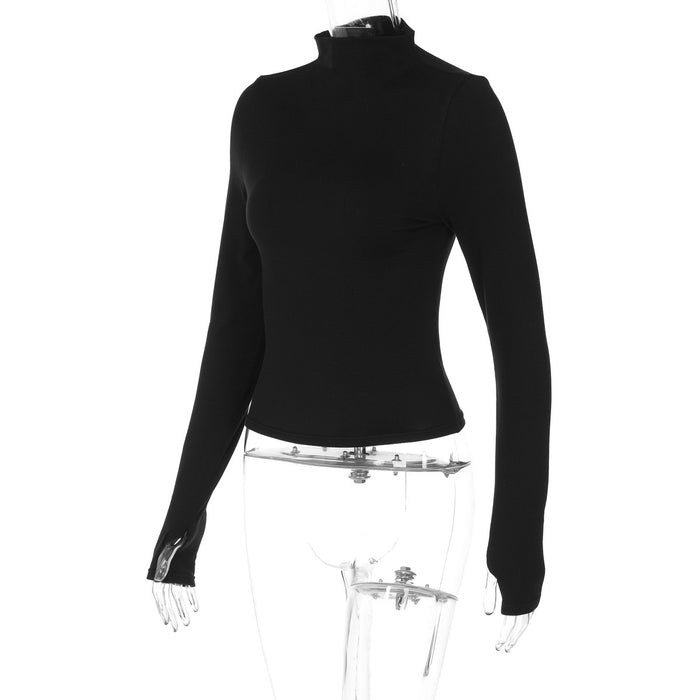 Henley Top - Black
